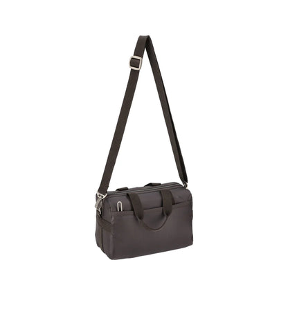 Small Uptown Satchel Dark Chocolate C