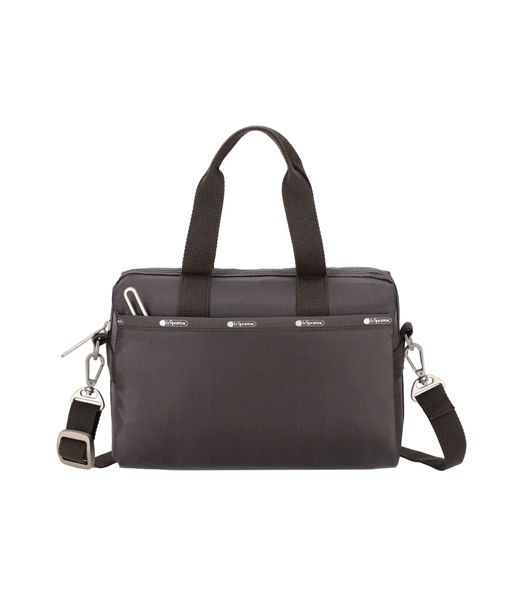 Small Uptown Satchel Dark Chocolate C