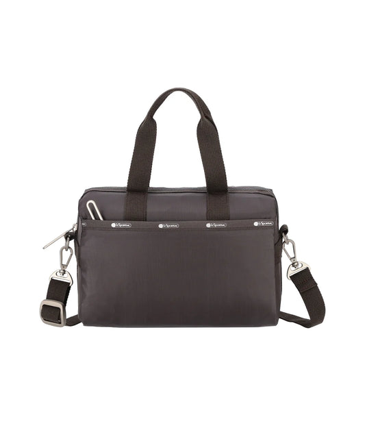 Small Uptown Satchel Dark Chocolate C