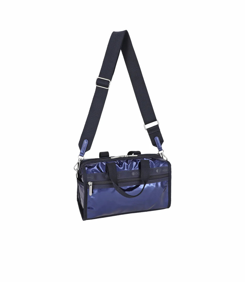 Mirror Mini Duffel Crossbody Sapphire