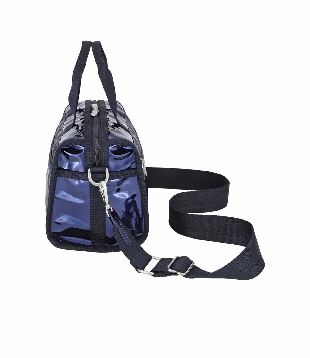 Mirror Mini Duffel Crossbody Sapphire