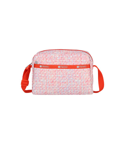 Daniella Crossbody Weave Pink