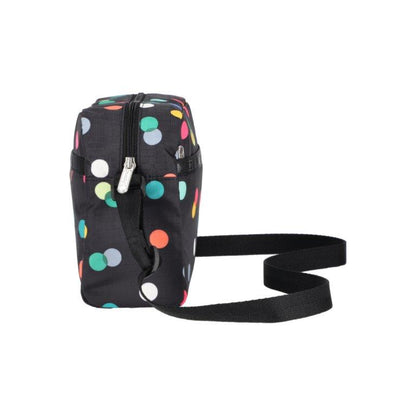 Daniella Crossbody Multicolor Dots Black