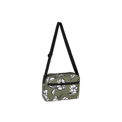 Daniella Crossbody Olive Floral Silhouette