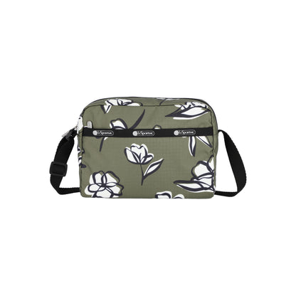 Daniella Crossbody Olive Floral Silhouette