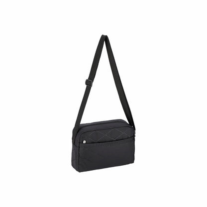 Daniella Crossbody Black Cross Deboss