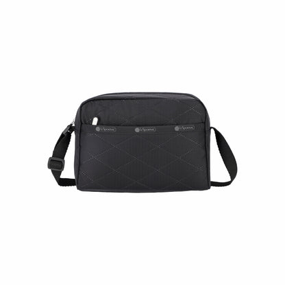 Daniella Crossbody Black Cross Deboss
