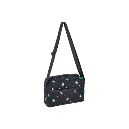 Daniella Crossbody Floral Lattice Embroidery