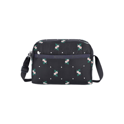 Daniella Crossbody Floral Lattice Embroidery