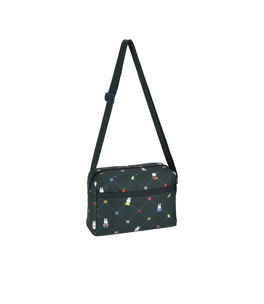 LeSportsac x Miffy Daniella Crossbody Miffy Orchard Green