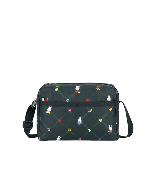 LeSportsac x Miffy Daniella Crossbody Miffy Orchard Green