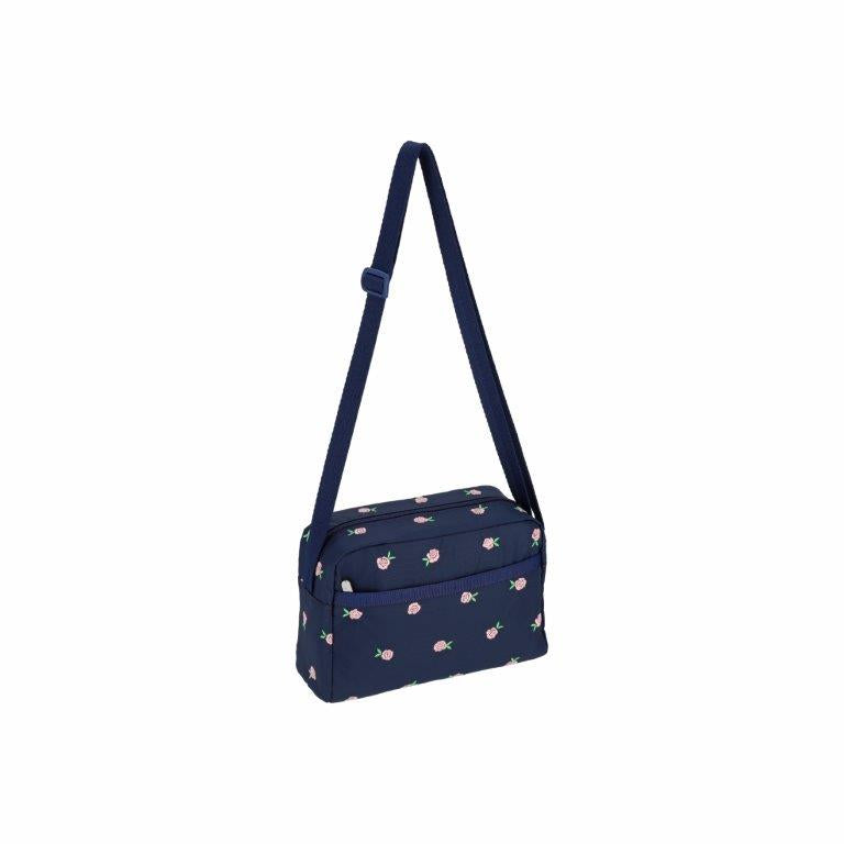 Daniella Crossbody Pink Roses Embroidery