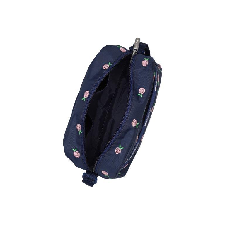Daniella Crossbody Pink Roses Embroidery