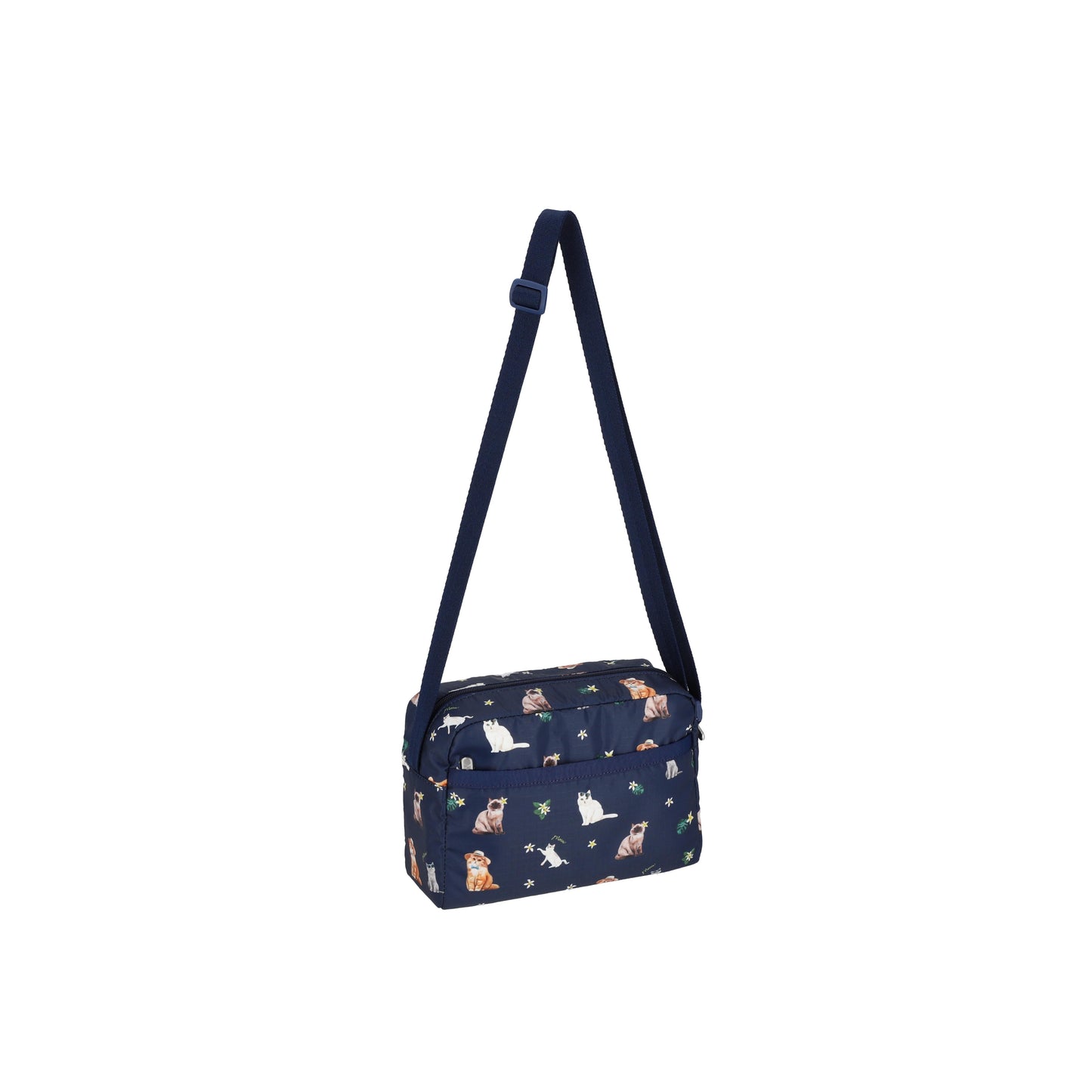 Daniella Crossbody Tropical Meow Cat