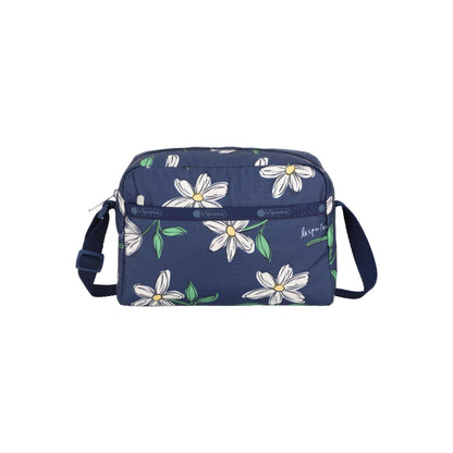 Daniella Crossbody Floral Blooms Navy