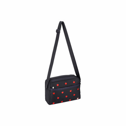 Daniella Crossbody Red Apple Embroidery