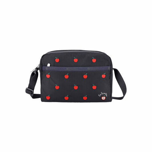 Daniella Crossbody Red Apple Embroidery