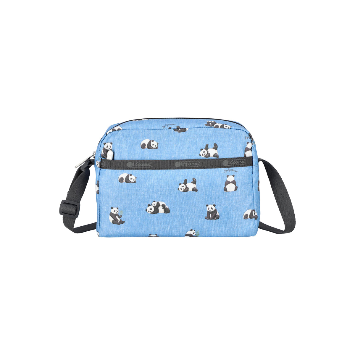 Daniella Crossbody Relaxing Panda Denim