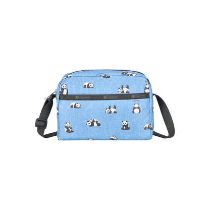 Daniella Crossbody Relaxing Panda Denim