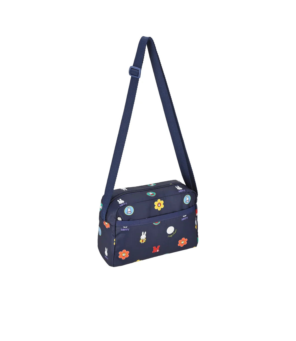 Lesportsac x Miffy Daniella Crossbody Miffy Navy Polka Dot Acc