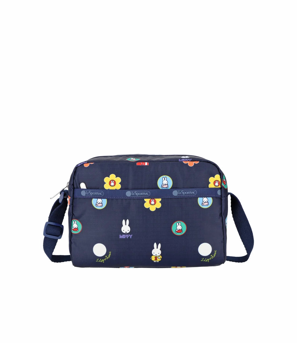 Lesportsac x Miffy Daniella Crossbody Miffy Navy Polka Dot Acc