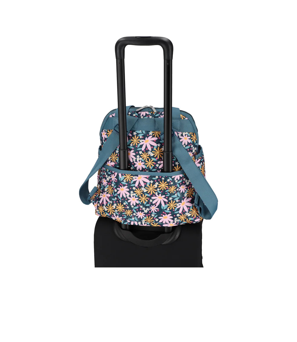 Double Trouble Backpack Retro Daisies