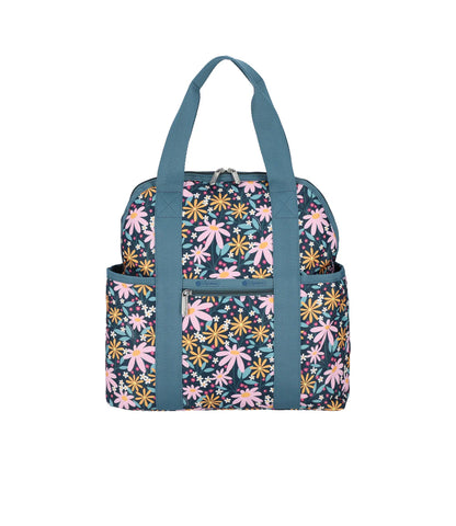 Double Trouble Backpack Retro Daisies