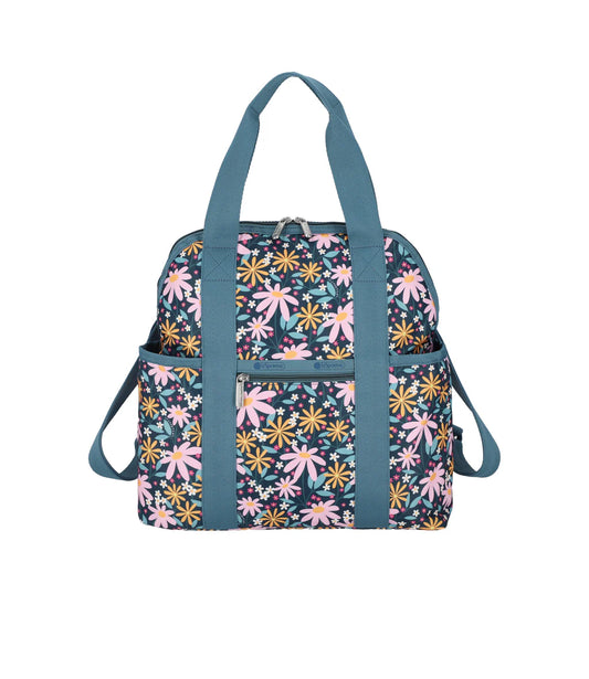 Double Trouble Backpack Retro Daisies