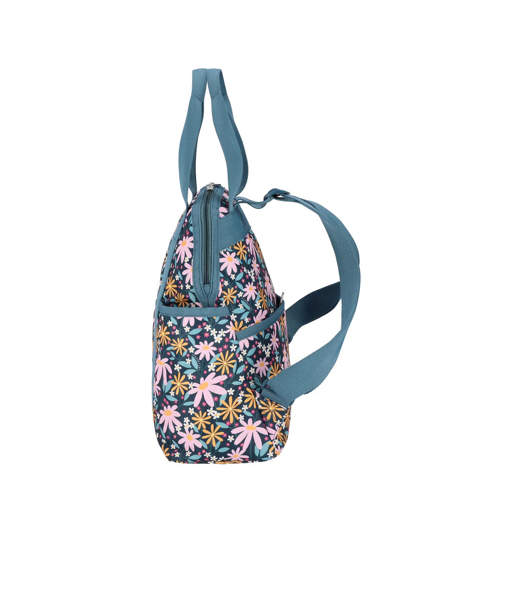 Double Trouble Backpack Retro Daisies