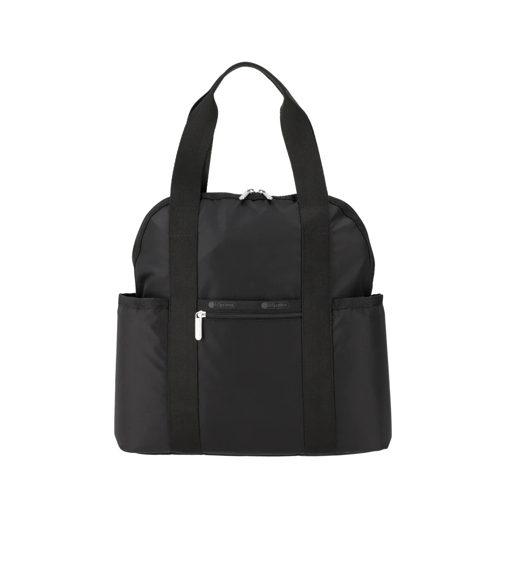 Double Trouble Backpack Recycled Black