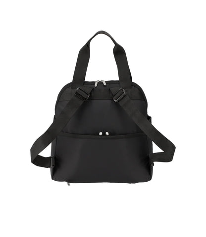 Double Trouble Backpack Recycled Black
