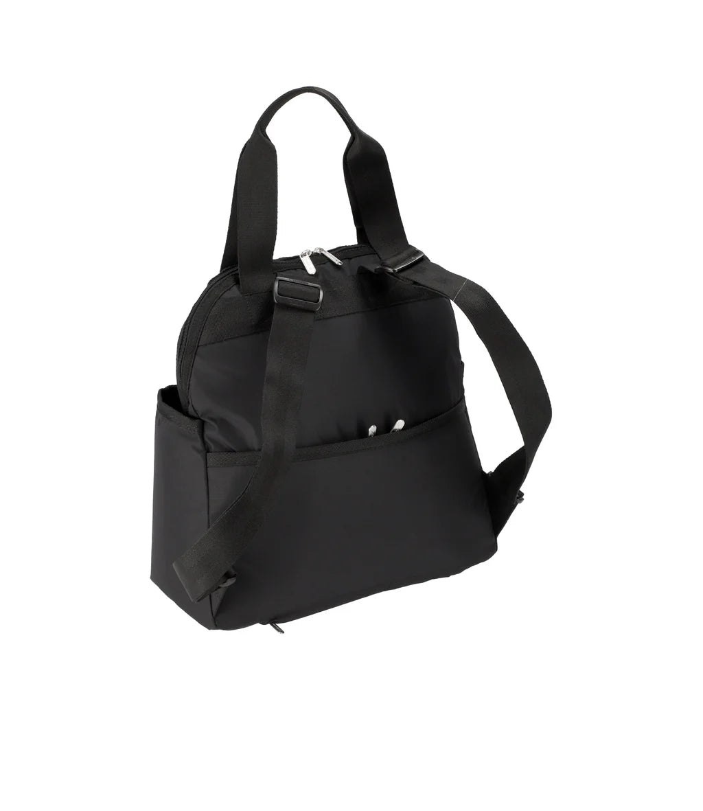 Double Trouble Backpack Recycled Black