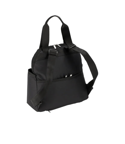Double Trouble Backpack Recycled Black