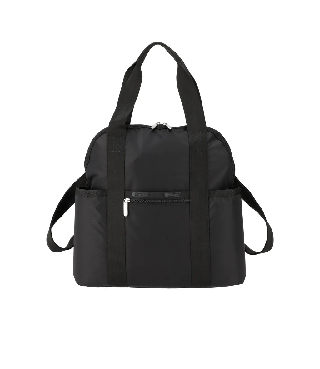 Double Trouble Backpack Recycled Black