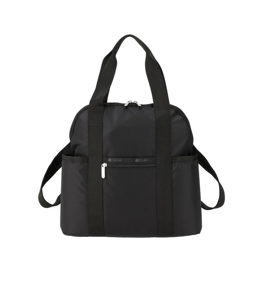 Double Trouble Backpack Recycled Black
