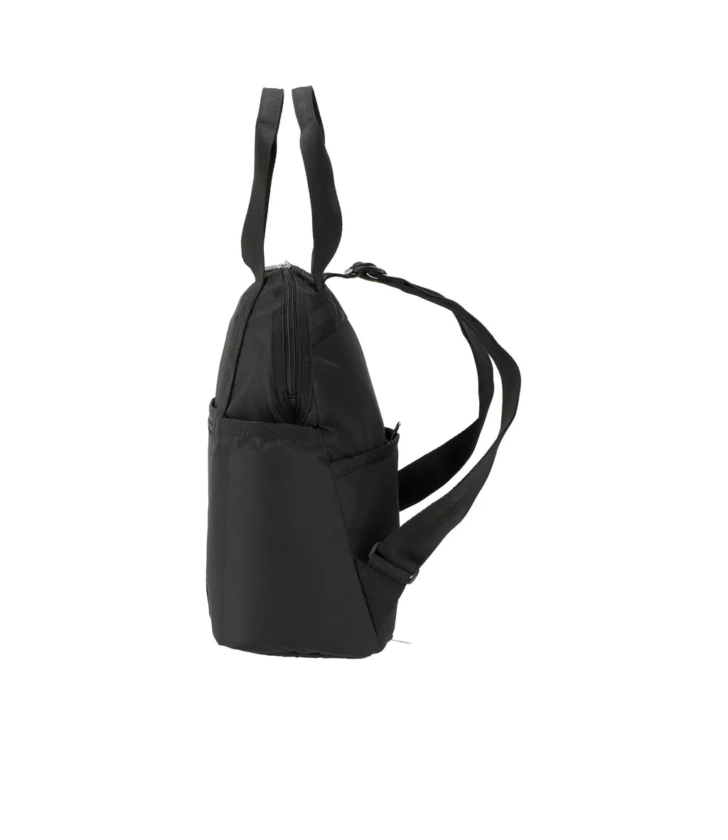 Double Trouble Backpack Recycled Black