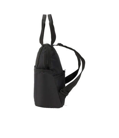 Double Trouble Backpack Recycled Black