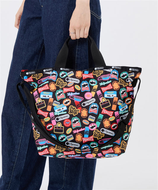 Lesportsac x Pringles Deluxe Easy Carry Tote Pringles Stickers