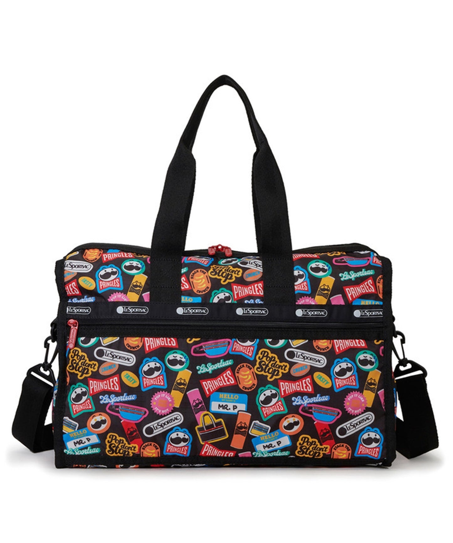 Lesportsac x Pringles Deluxe Medium Weekender Pringles Stickers
