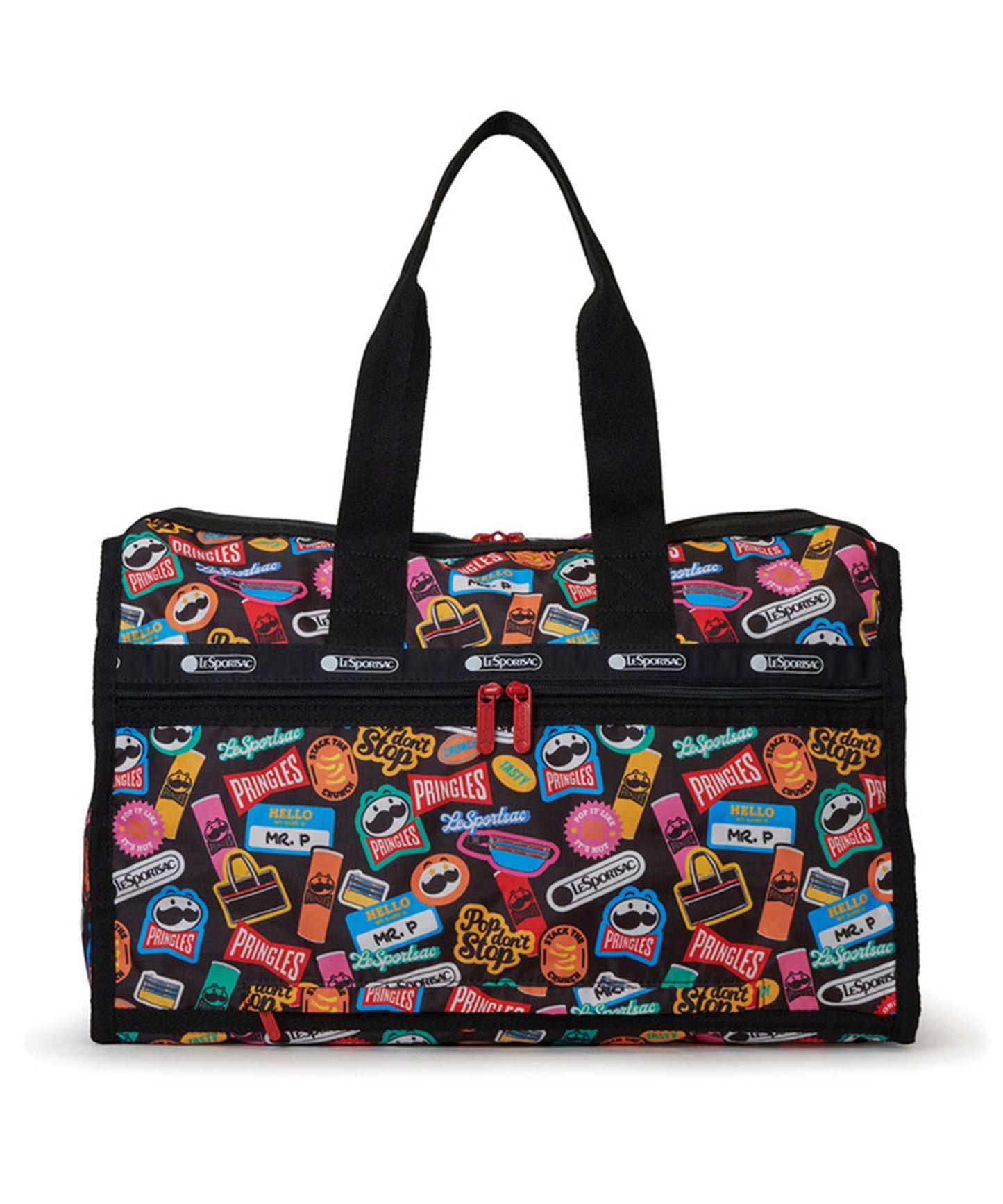 Lesportsac x Pringles Deluxe Medium Weekender Pringles Stickers