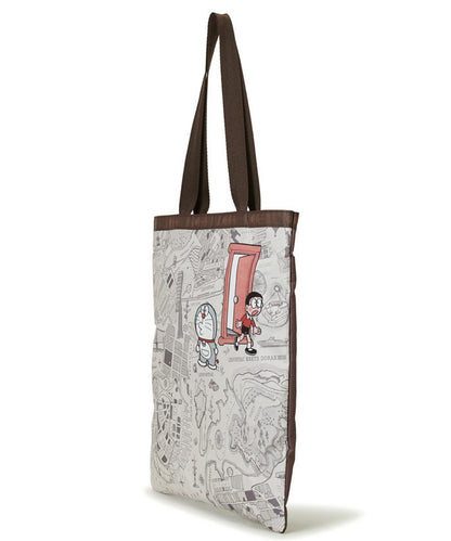 LeSportsac x Doraemon Large Emerald Tote Doraemon In NYC