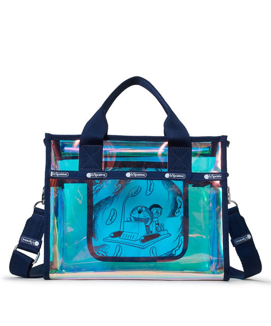 LeSportsac x Doraemon Clear Medium Top Handle Tote Time Machine