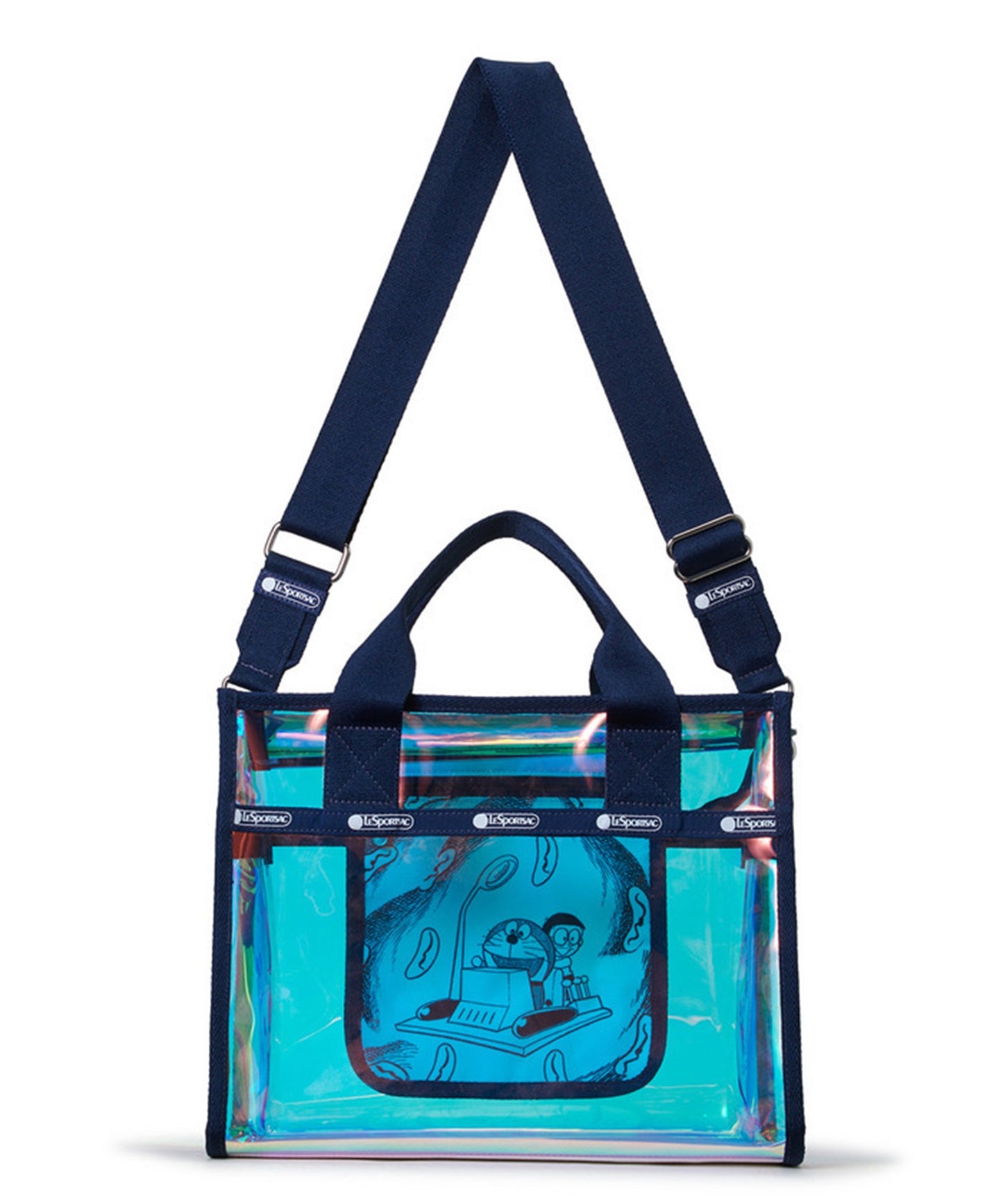 LeSportsac x Doraemon Clear Medium Top Handle Tote Time Machine