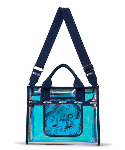 LeSportsac x Doraemon Clear Medium Top Handle Tote Time Machine