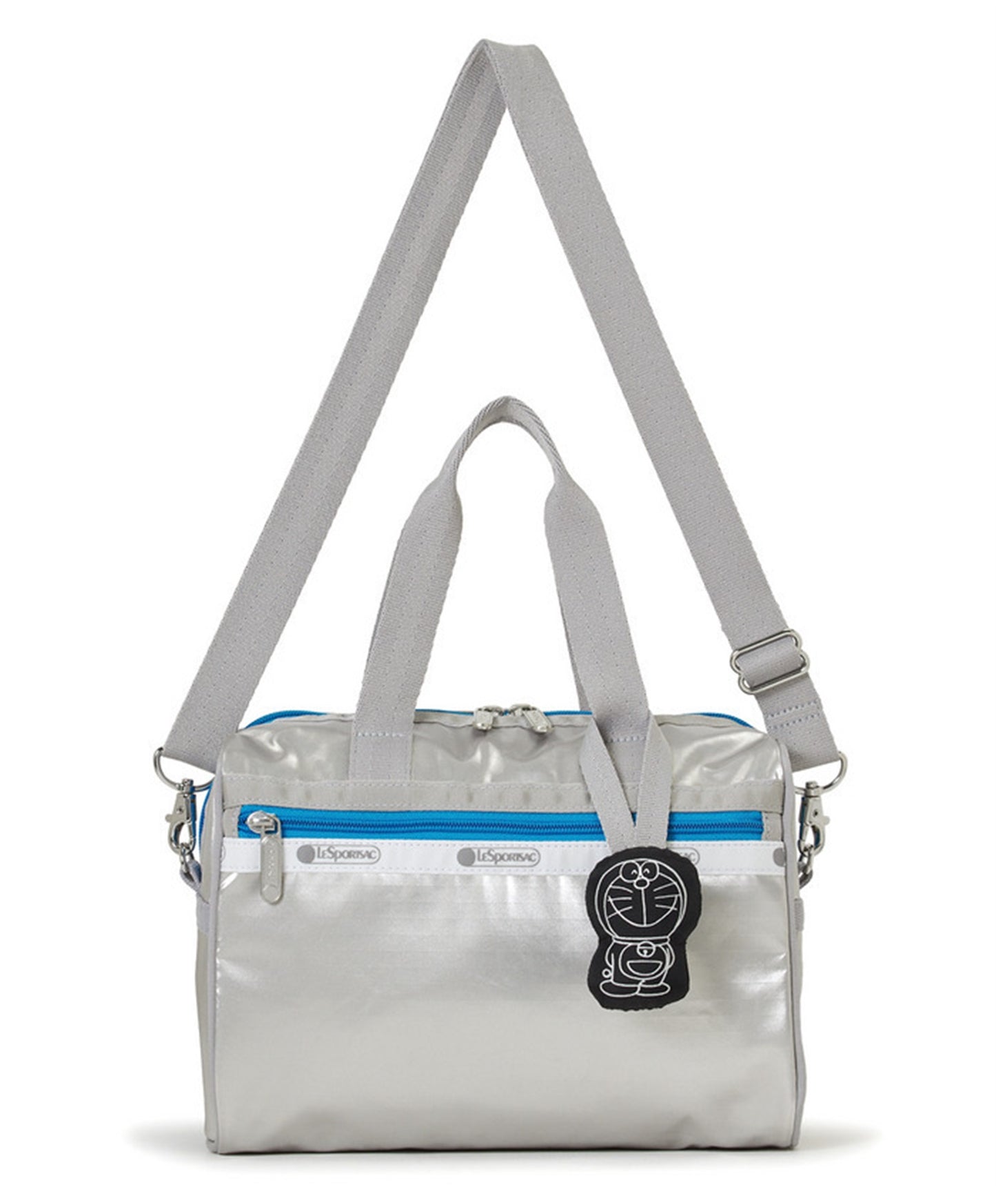 LeSportsac x Doraemon Everyday Small Satchel Doraemon Silver Shine