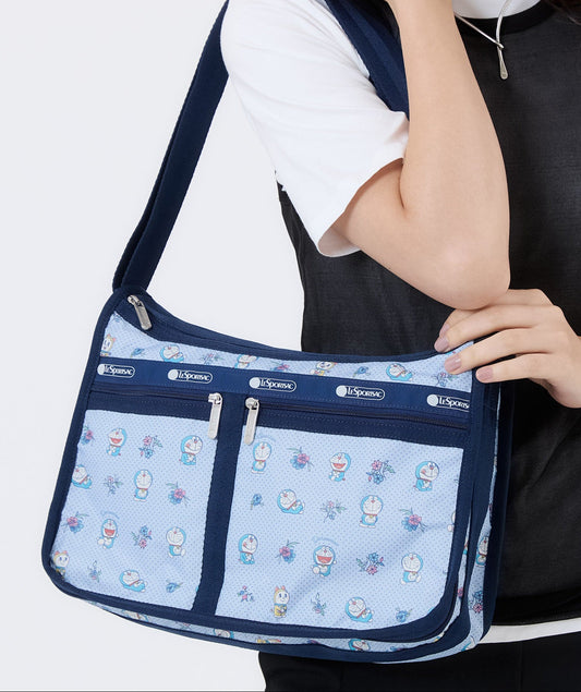 LeSportsac x Doraemon Deluxe Everyday Bag Doraemon Floral Delight