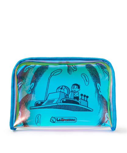LeSportsac x Doraemon Clear Large Rectangular Cosmetic Time Machine