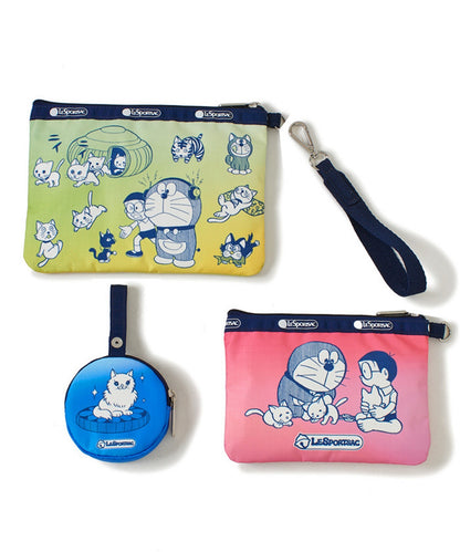 LeSportsac x Doraemon Wristlet Pouch with Round Charm