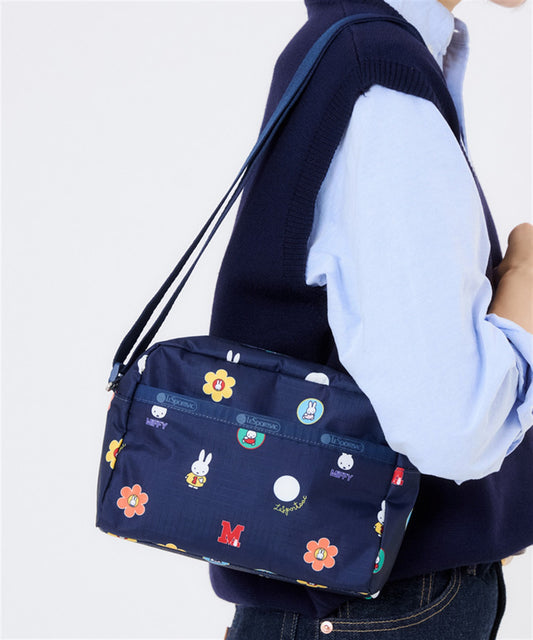 Lesportsac x Miffy Daniella Crossbody Miffy Navy Polka Dot Acc