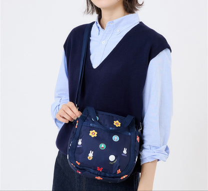 Lesportsac x Miffy Small Jenni Miffy Navy Polka Dot Acc